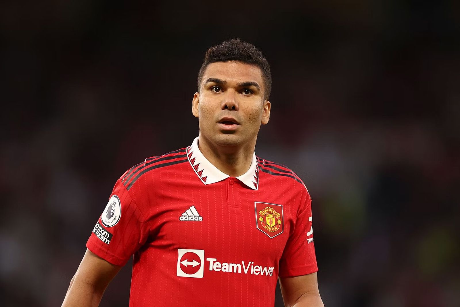 Casemiro trong màu áo Manchester United