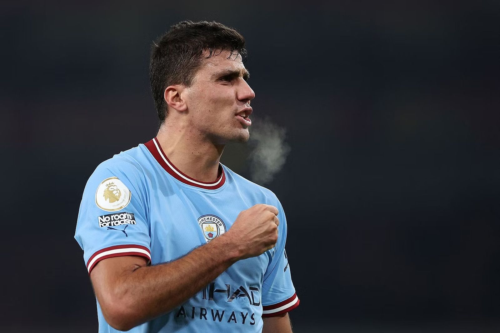 Rodri trong màu áo Manchester City