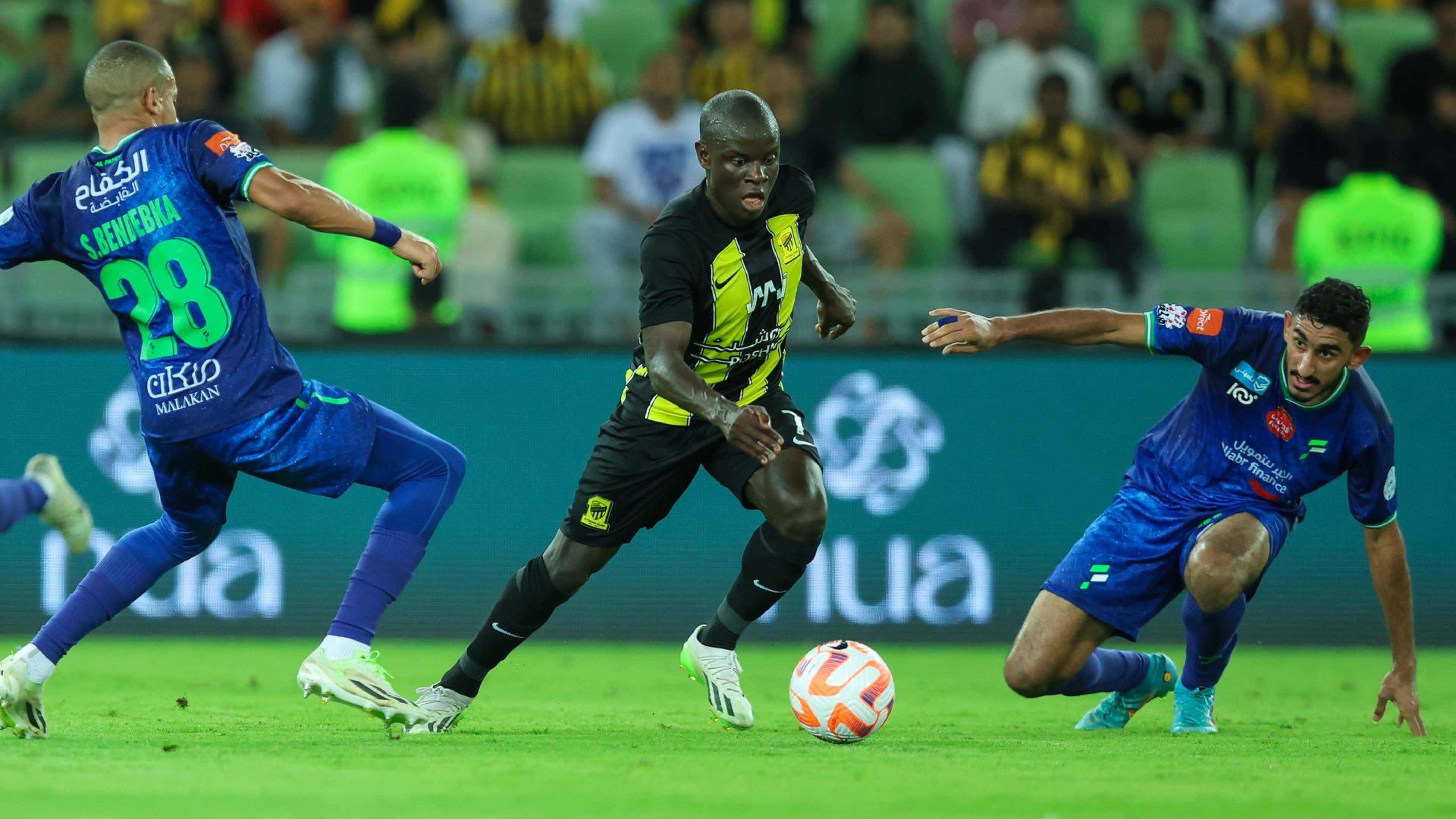 WATCH: Who knew he had that in his locker?! N'Golo Kante scores screamer for Al-Ittihad